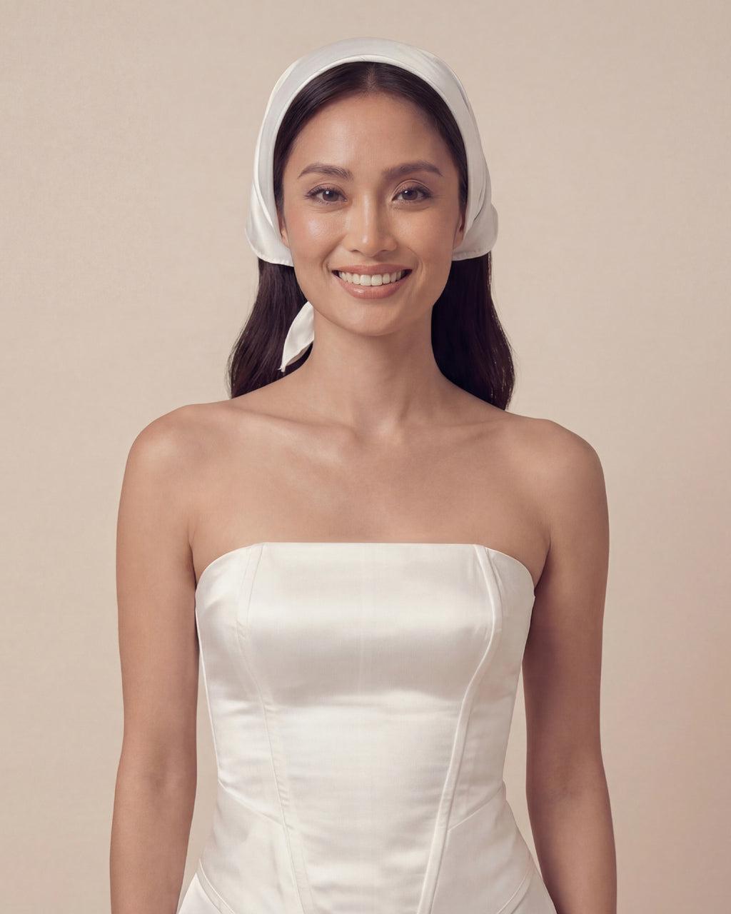 Headscarf | Tied Liquid Satin Headpiece