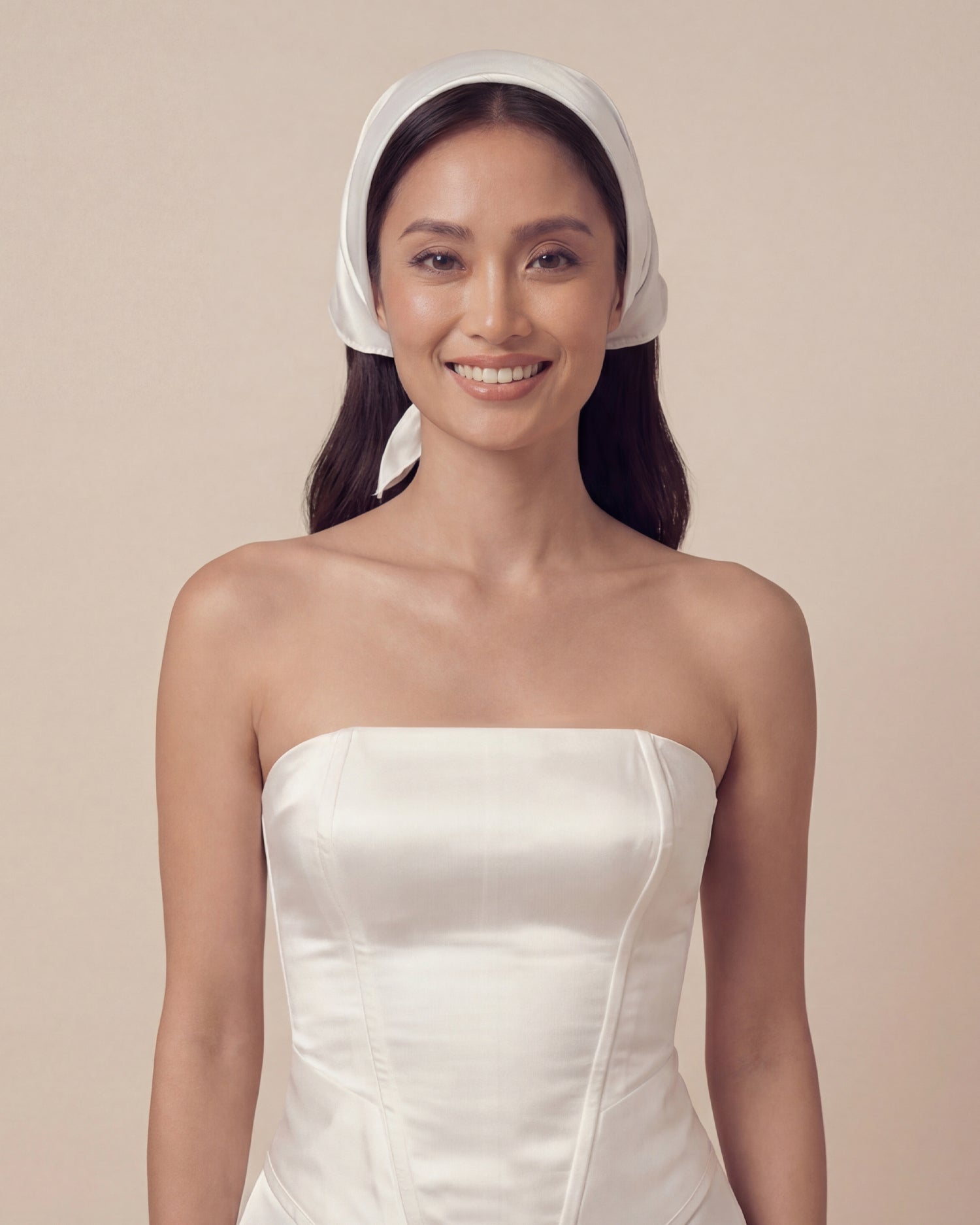 Headscarf | Tied Liquid Satin Headpiece