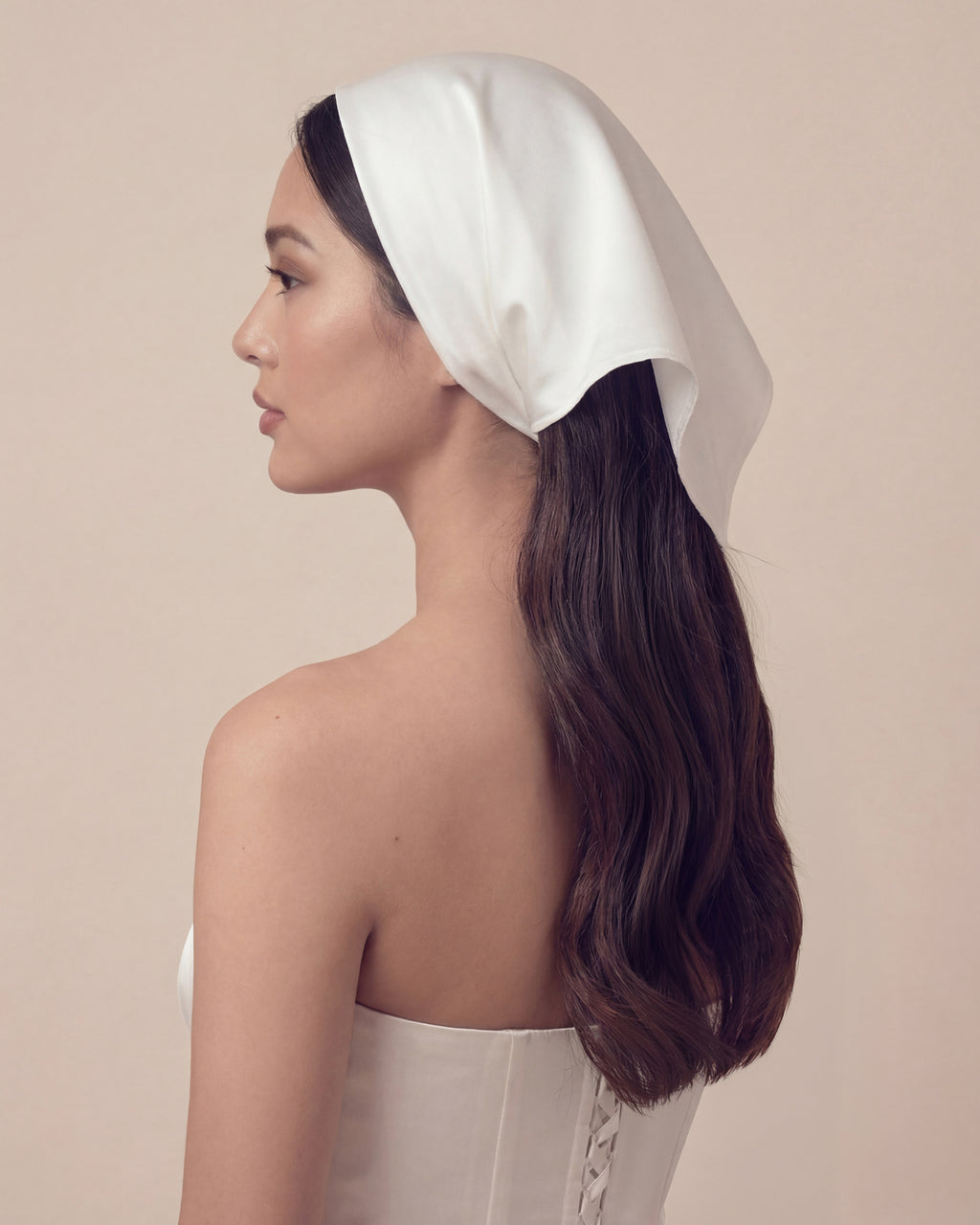 Headscarf | Tied Liquid Satin Headpiece