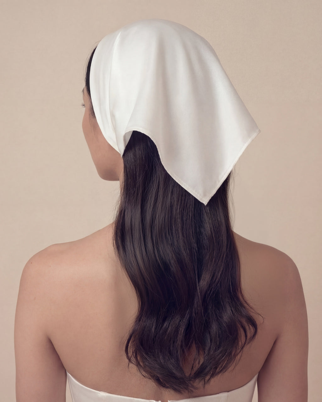 Headscarf | Tied Liquid Satin Headpiece