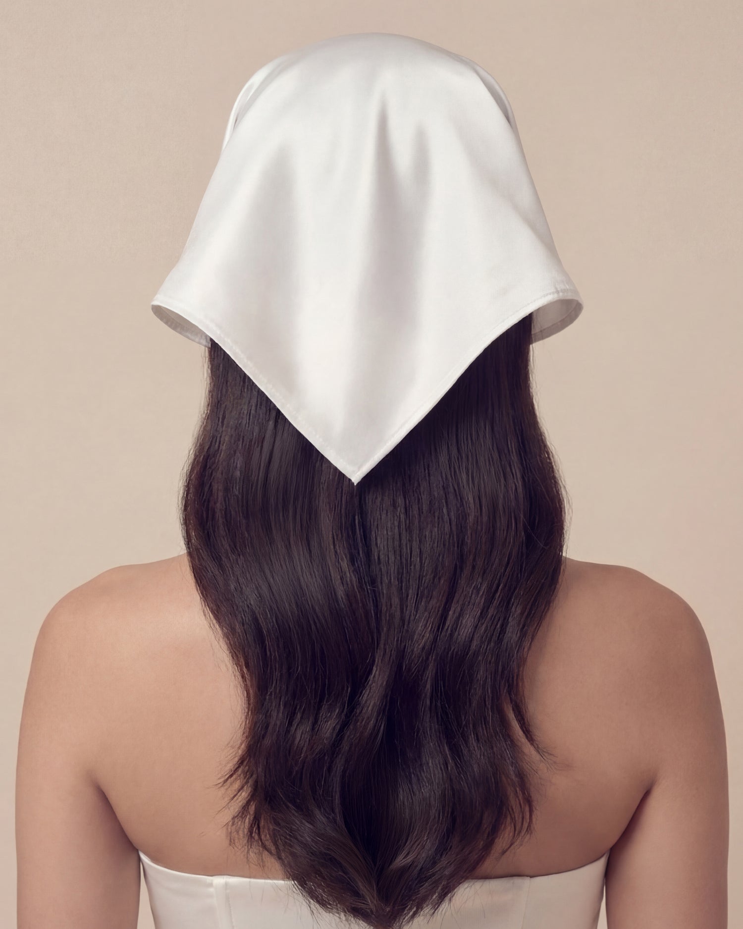 Headscarf | Tied Liquid Satin Headpiece