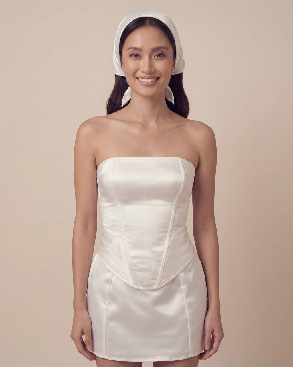 Headscarf | Tied Liquid Satin Headpiece