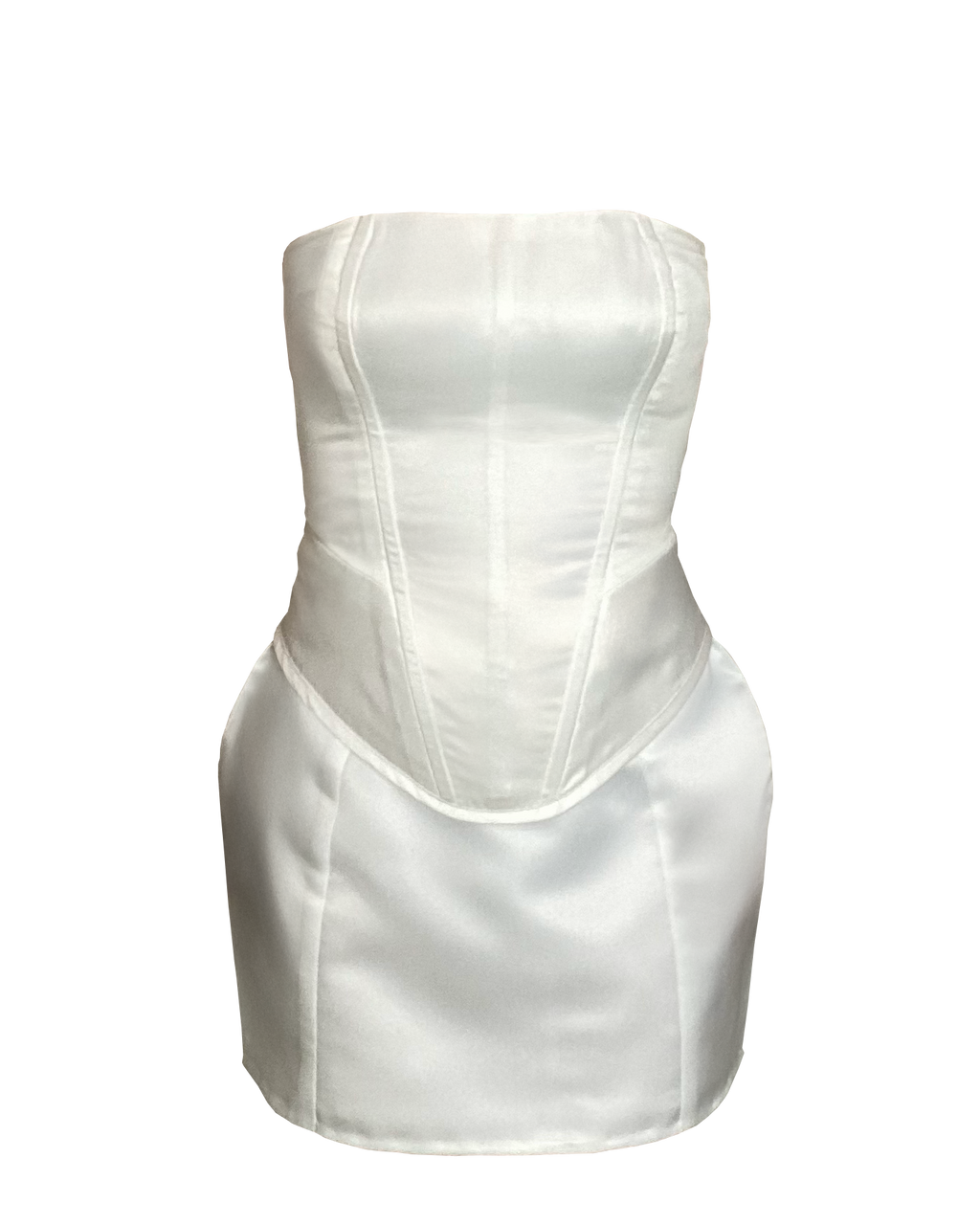 Seville Corset Top | Duchess Satin Basque Waist Corset