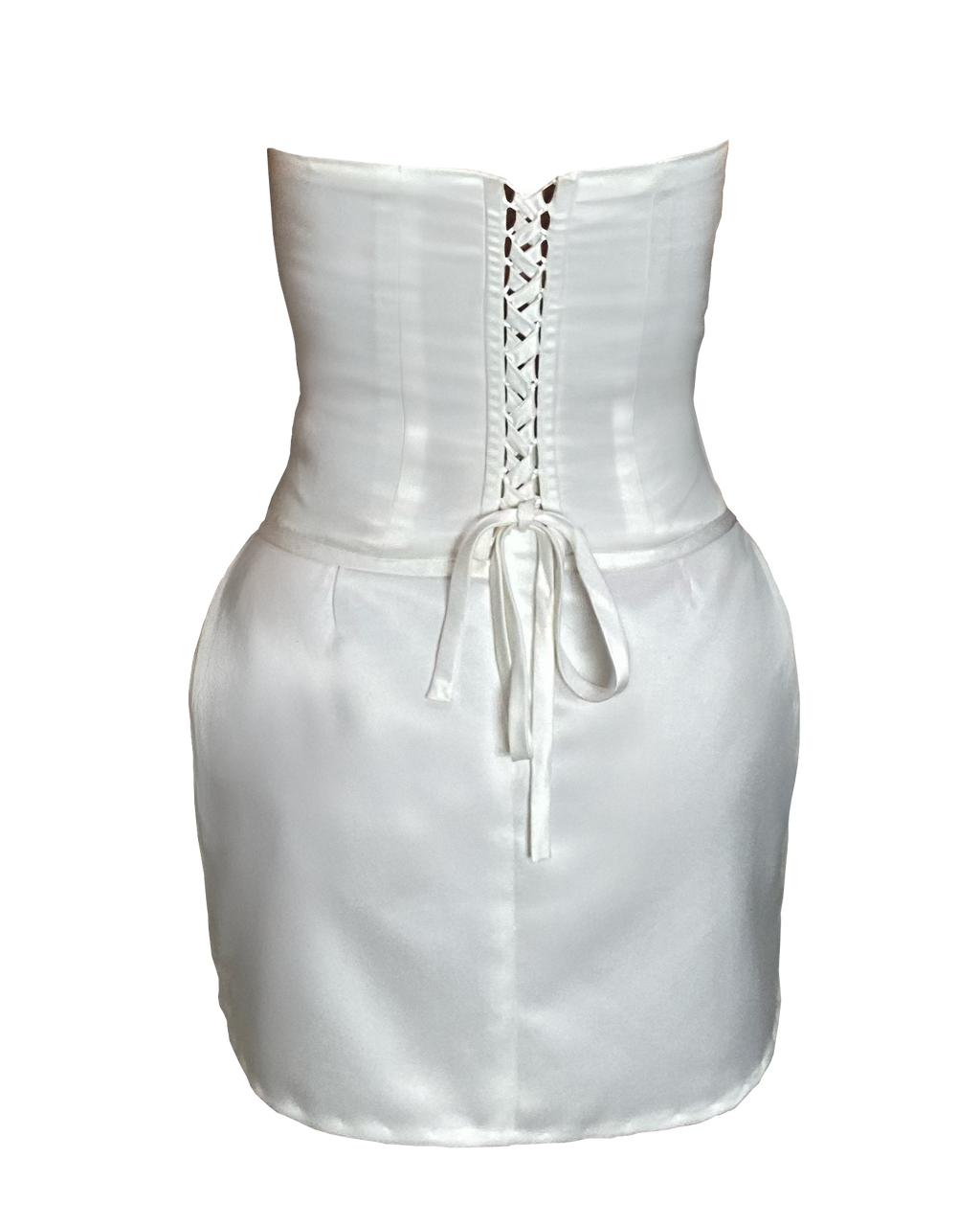 Seville Corset Top | Duchess Satin Basque Waist Corset