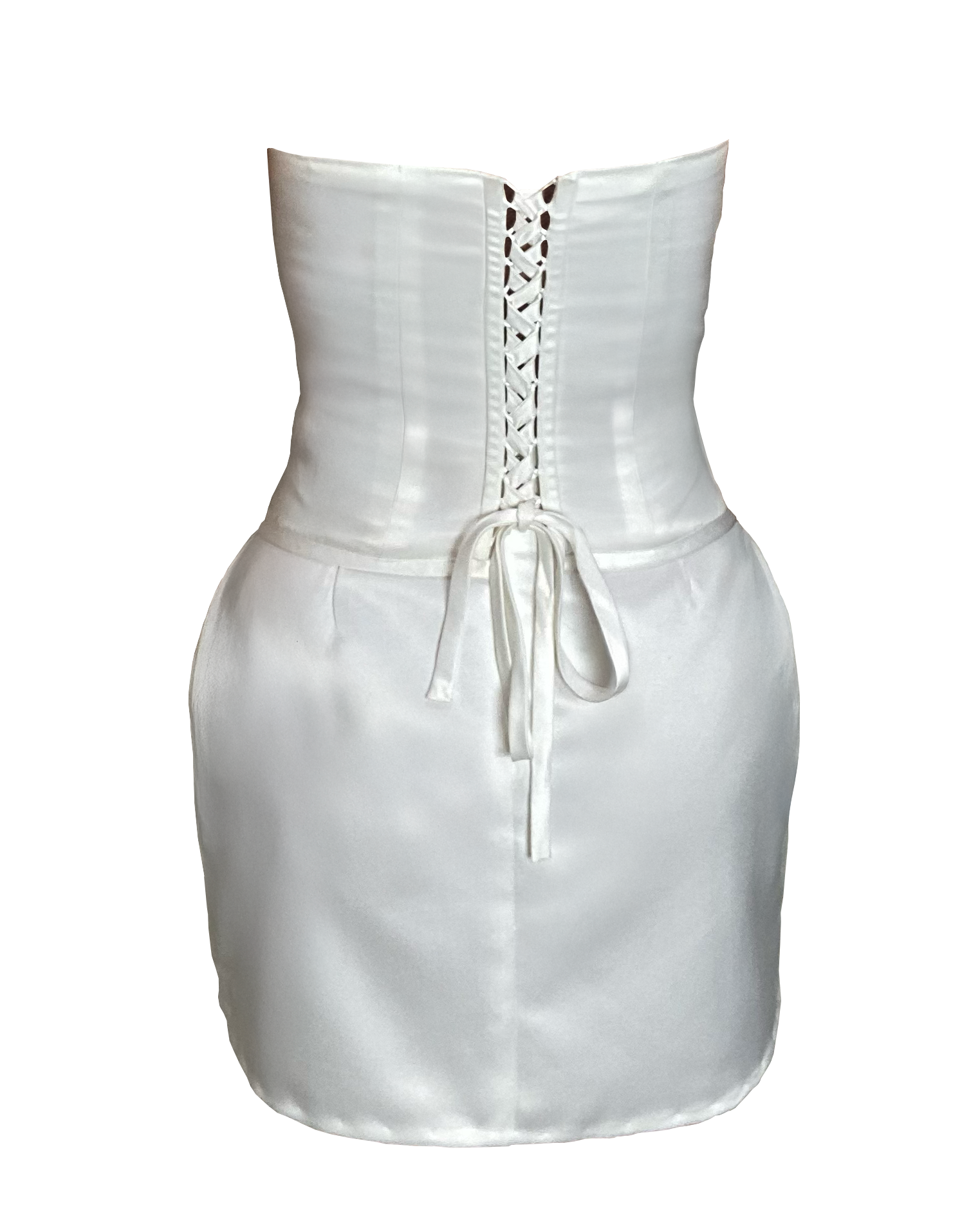 Seville Corset Top | Duchess Satin Basque Waist Corset