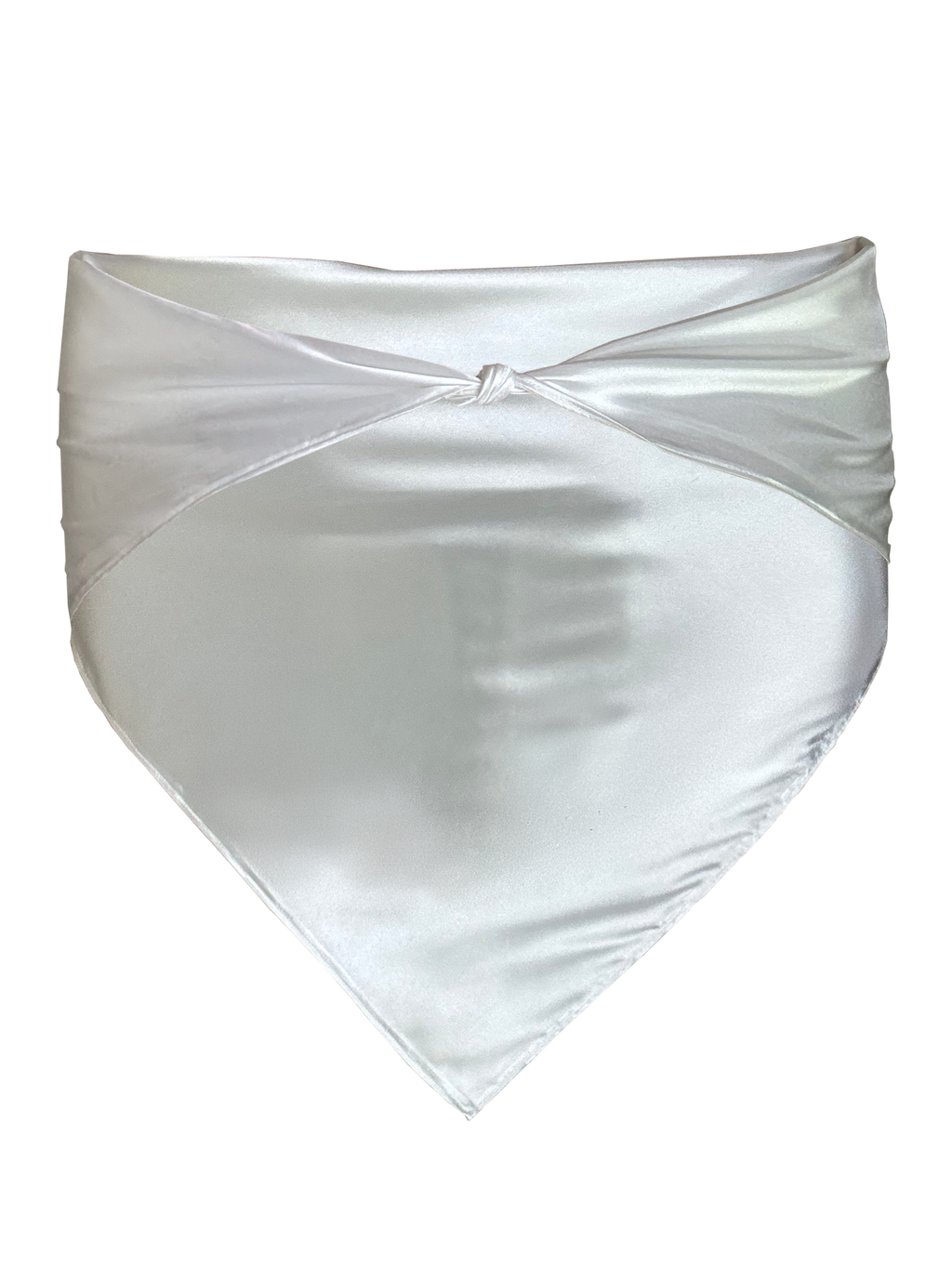 Large Headscarf | Tied Liquid Satin Headpiece