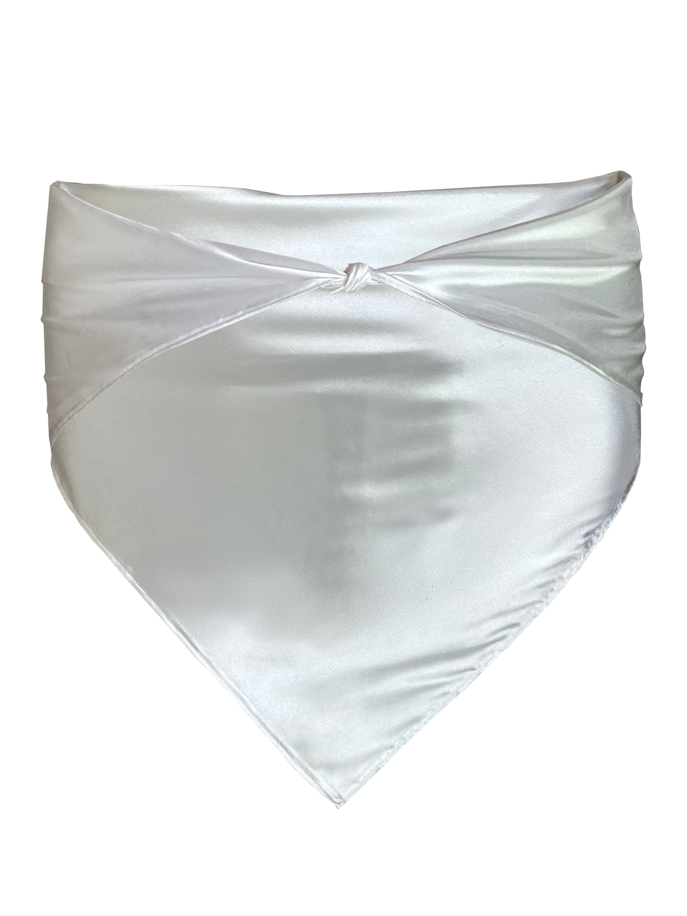 Large Headscarf | Tied Liquid Satin Headpiece