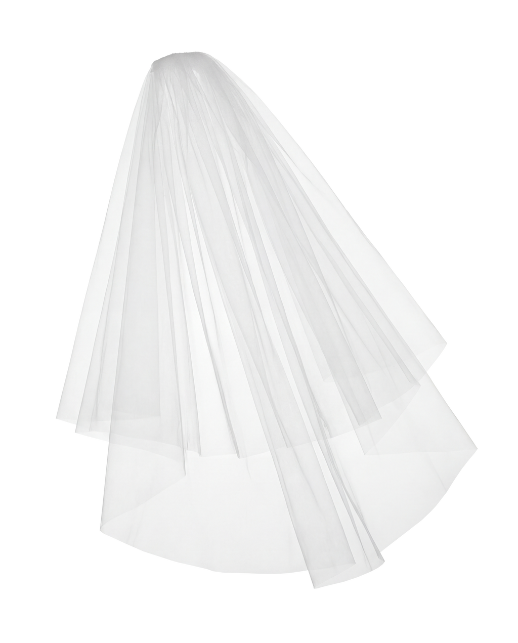 Mini Veil | Two Tiered Voluminous Tulle Veil