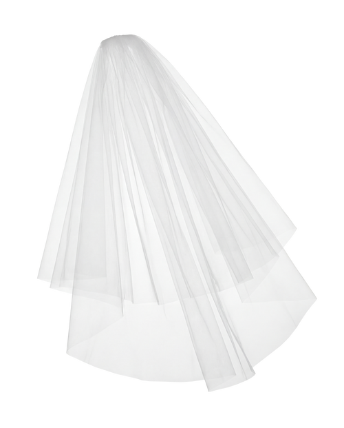 Mini Veil | Two Tiered Voluminous Tulle Veil