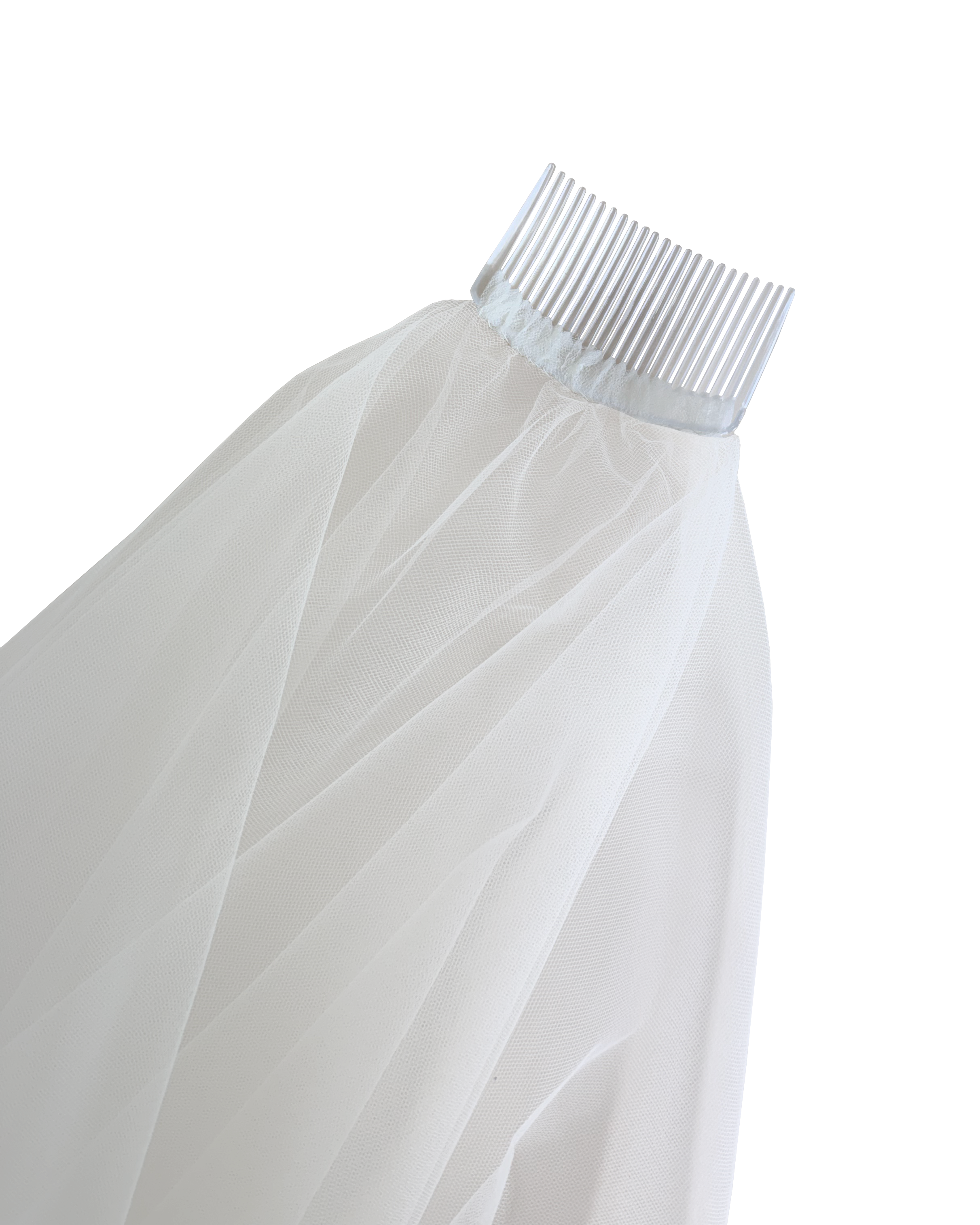 Mini Veil | Two Tiered Voluminous Tulle Veil